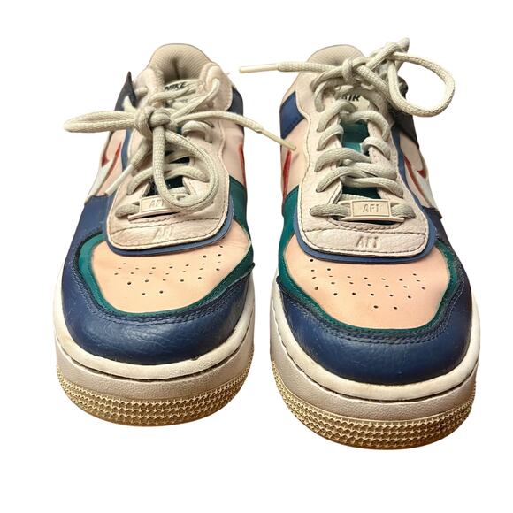 Nike Air Force 1 Shadow Mystic Navy Low Top Multi Sz 8 - Picture 10 of 15